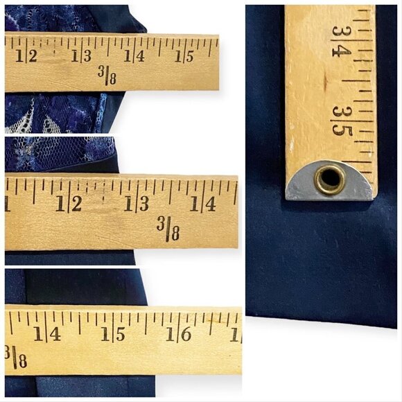 Black Halo Jagger Sheath Dress in Indigo, size 0 - Picture 11 of 12